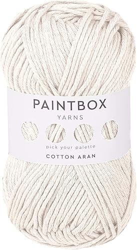 Miniatura 34 de Paintbox Yarns Hilo Aran 100% Algodón 1.76oz (50g), 93 Yardas (85m) - Lana Peinada Vino Tinto para Ganchillo o Tejer - Suave, Ligero para Suéteres