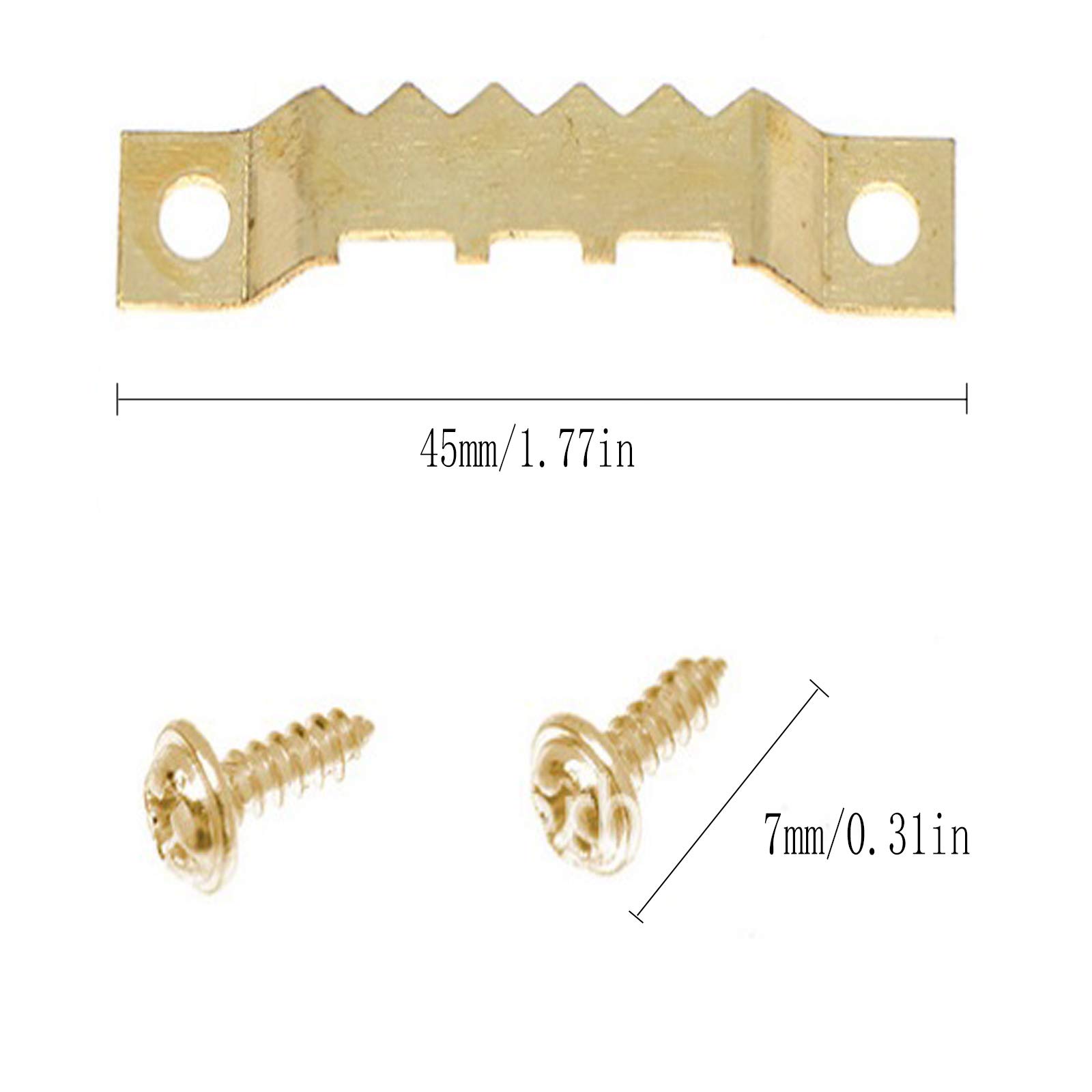 100 Pièces Crochets Pour Cadre Photo, Cintres à Cadre En