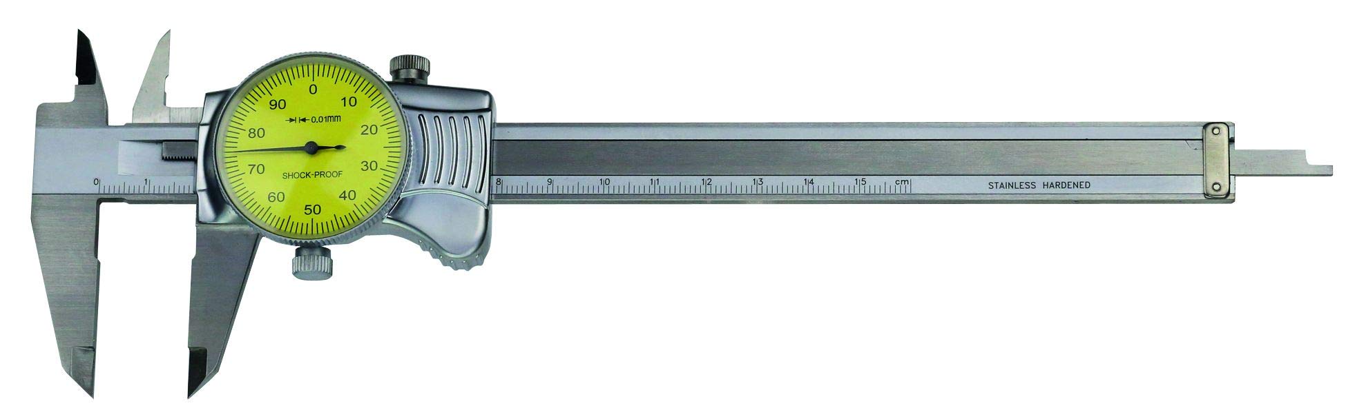 MIB Uhren-Messschieber Ablesung 0,01 od. 0,02 Meßbereich 150+200 mm zur AUSWAHL: 150 mm/0,01 mm