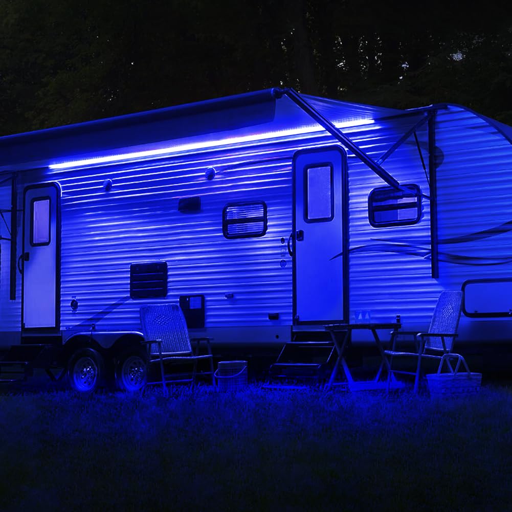 RV Underglow Led Light Kit, 16.4FT RV Awning LED Strip