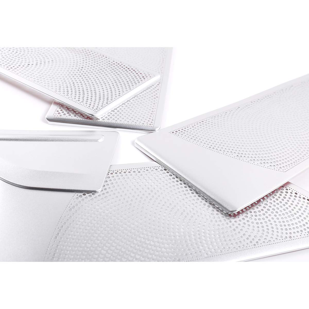 6 szt. Osłona głośnika do drzwi samochodu ze stopu aluminium Osłona panelu Akcesoria samochodowe do serii 7 G11 G12 2016-2020