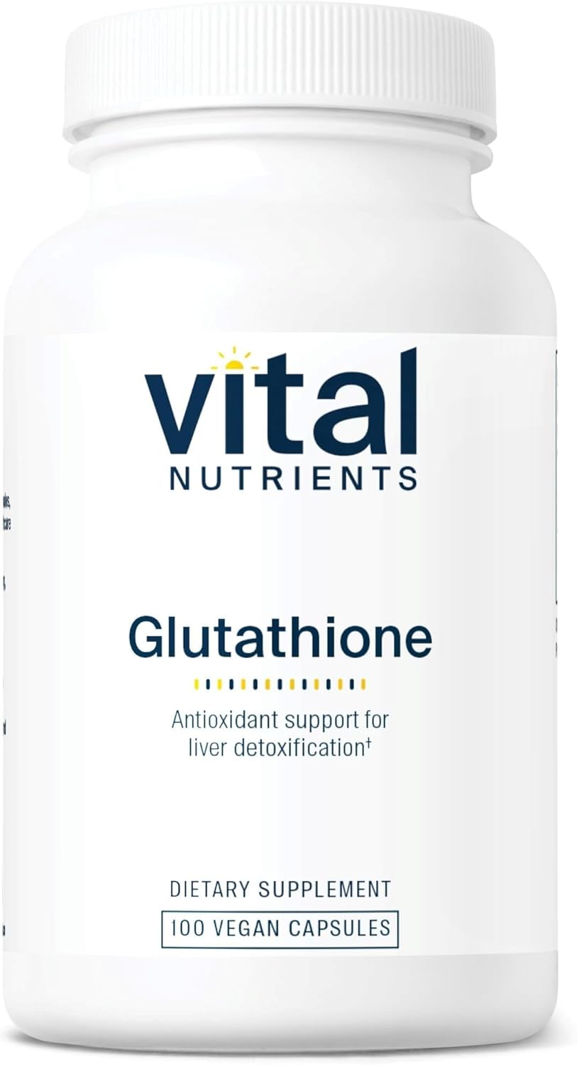 Vital Nutrients Glutathione 400mg - Antioxidant Support for Liver Detox - Vegan Antioxidant Supplement to Promote Liver Health and Liver Detox* - Gluten, Dairy, Soy Free - Non-GMO - 100 Capsules