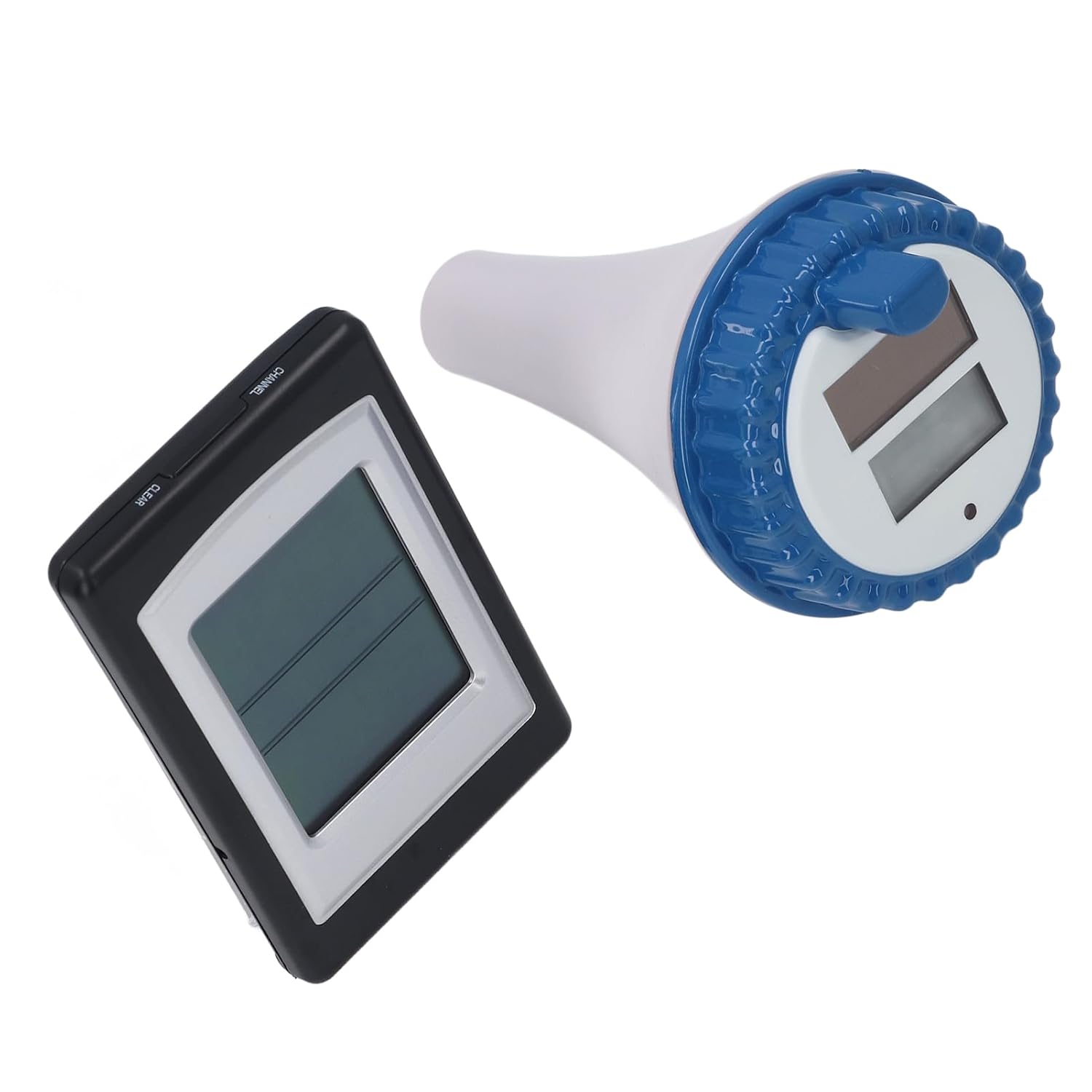 BAFOVY Pool Thermometer, IPX8 Solar Powered Digital Floating Thermometer with LCD Screen for Swimming Pool Hot Tub Aquarium