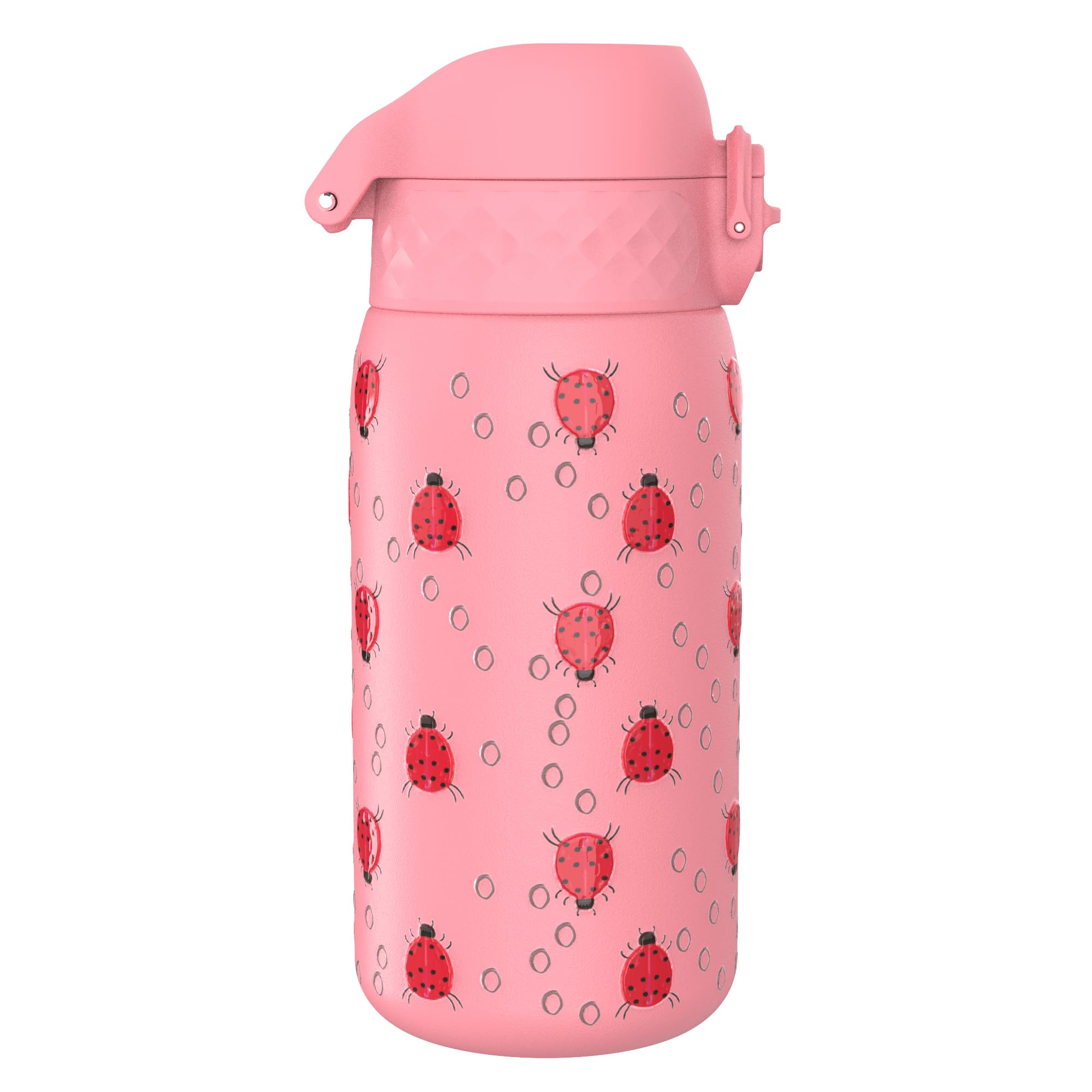 Ion8 Lightweight Steel Kids Water Bottle, 400ml/13oz, Non-Insulated, Leak Proof, Easy to Open, Secure Lock, Dishwasher Safe - Image 4