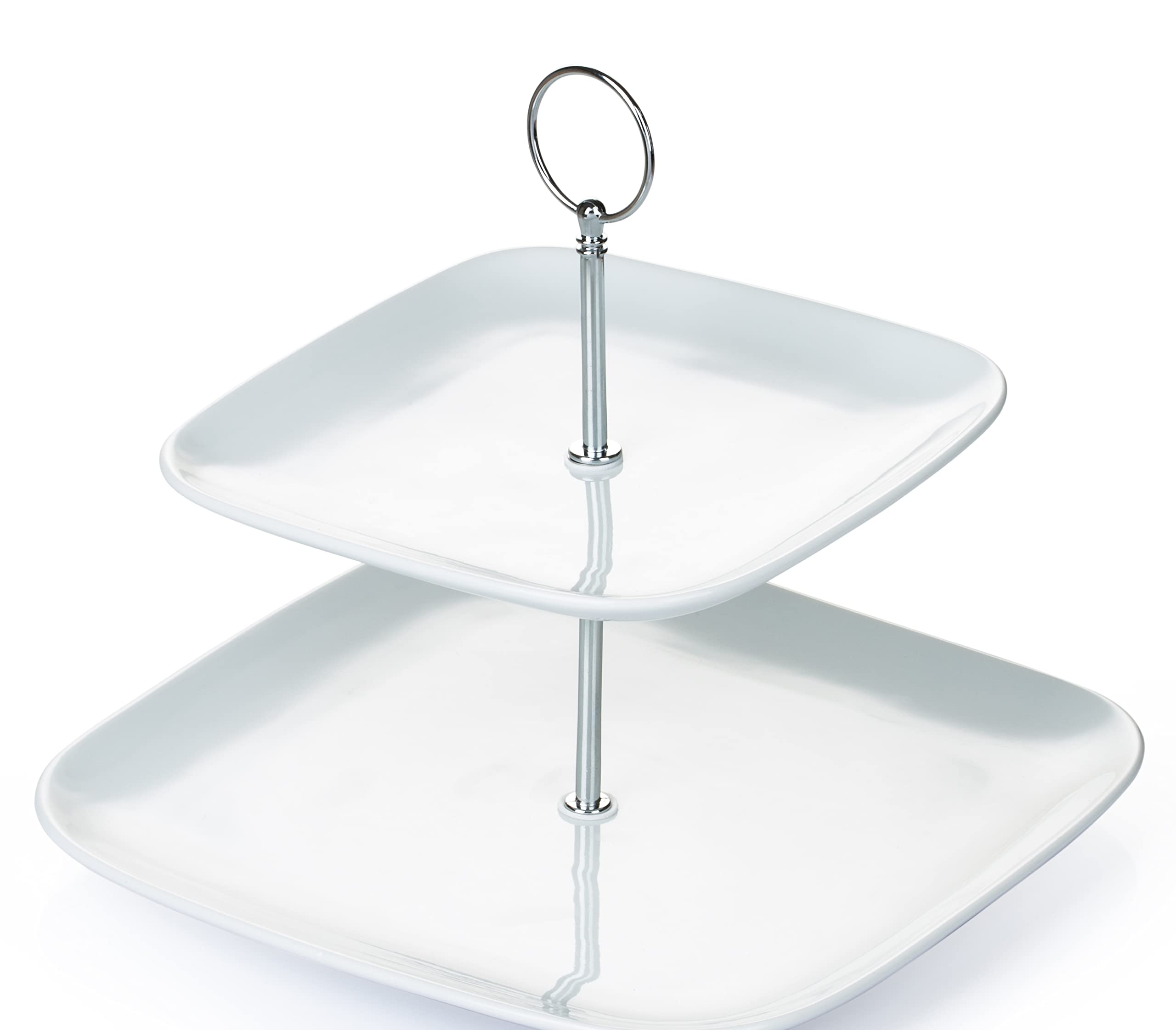 Waterside Two Tier Square Cake Stand