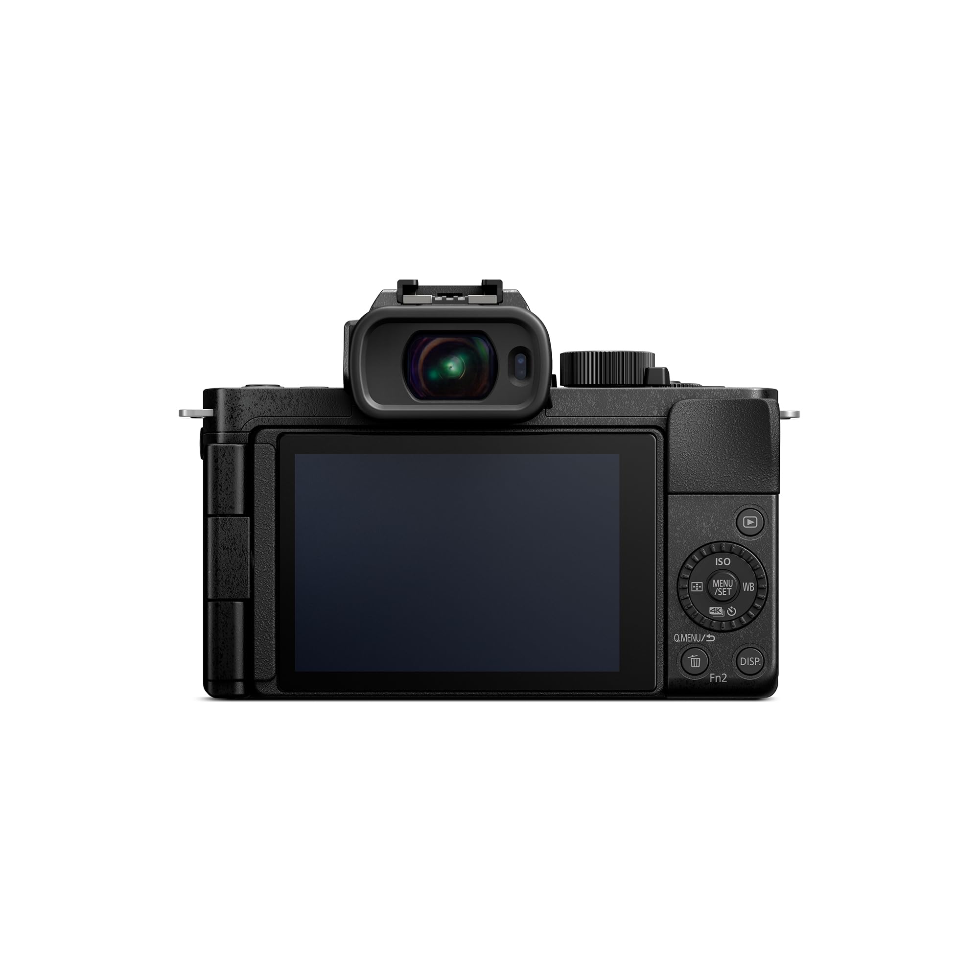 Panasonic Lumix DC-G100DKEGK Micro Four Thirds spiegellose Kamera mit Lumix G Vario 12-32 mm F3.5-5.6 Objektiv, 20,3 MP, 4K 30p & FHD 60 Video, Vlogging-Cam, Freiwinkel-Monitor, USB-C-Ladung, Schwarz