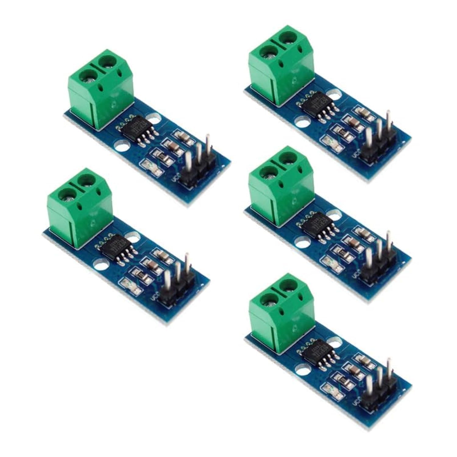 Reland Sun5pcs ACS712 5A 20A 30A AC and DC Current Sensor Module (30A)