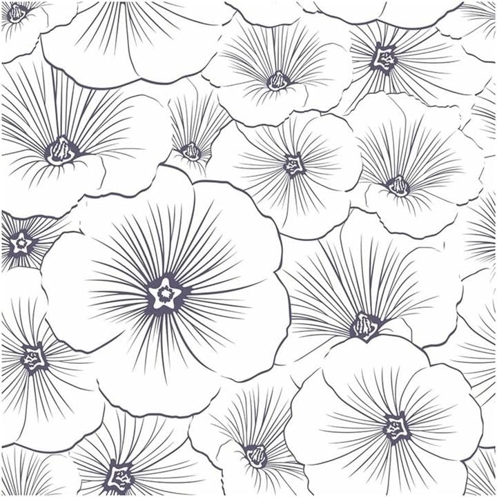 Timbro trasparente in silicone con sfondo floreale, sigillo trasparente per la creazione di biglietti, scrapbooking, album fotografico fai da te, 9 pezzi