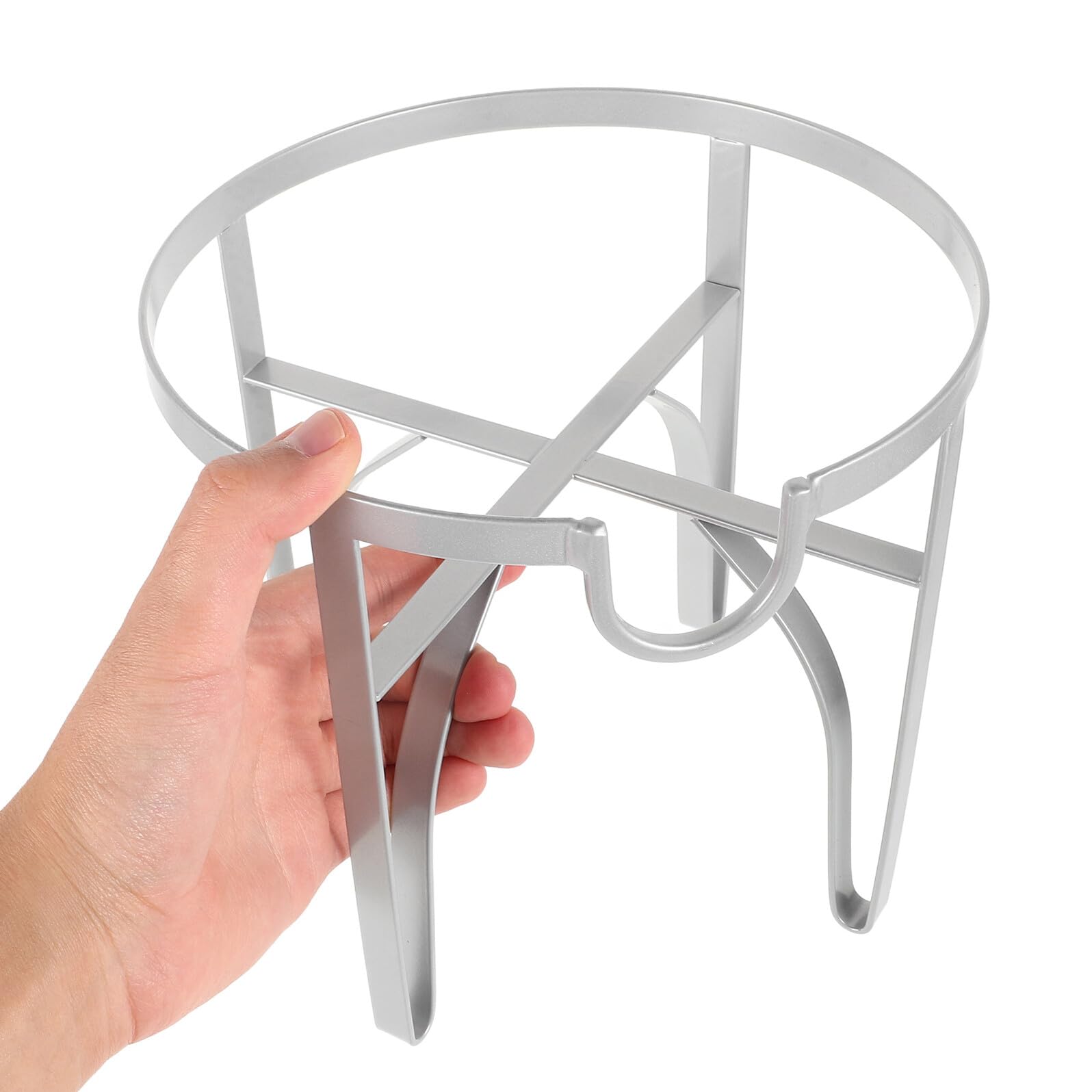 NUOBESTY Supporto per Spillatore di Birra 5l in Metallo Resistente, Espositore per Distributore di Bevande per Feste, Portabicchieri Stabile per Secchio di Birra e Vino, per Bar e Uso