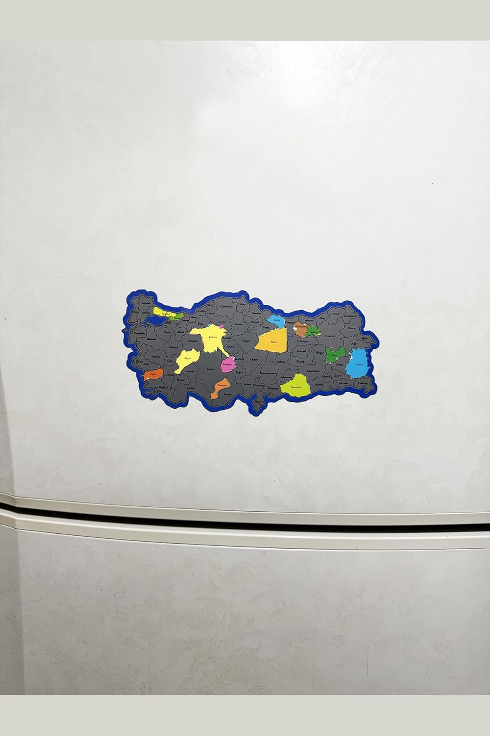 Gez Kazı Türkiye Haritası Magnet 24x12 Cm