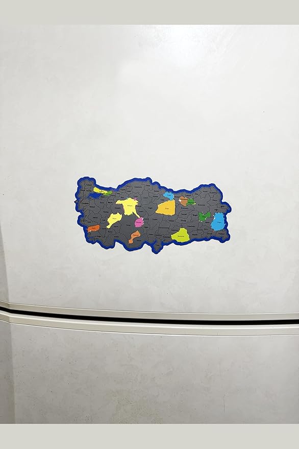 Gez Kazı Türkiye Haritası Magnet 24x12 Cm