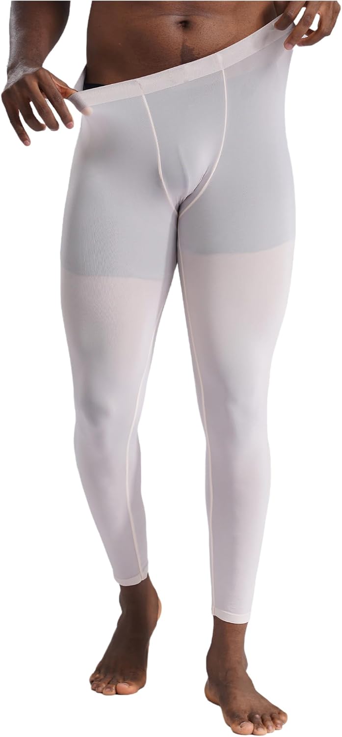 Lejafay Men Compression Pants Tights Leggings Baselayer Trousers for Running Workout Sports Yoga