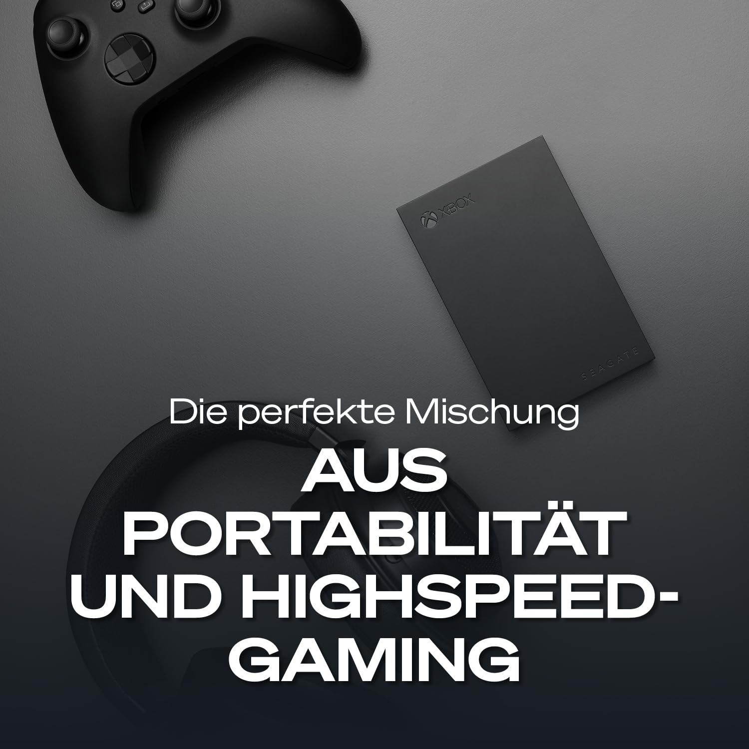 Seagate Game Drive Xbox 2TB Tragbare Externe Festplatte 2.5 Zoll USB 3.0 grau