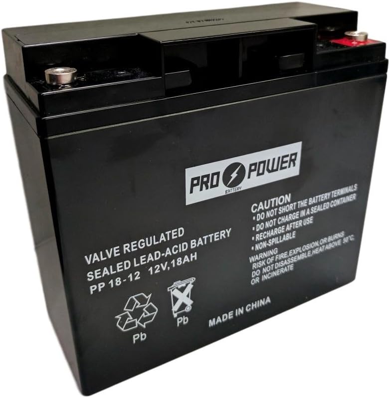 Pro Power 12v 18ah for ES 2500 Booster Pack ES1217 Portable