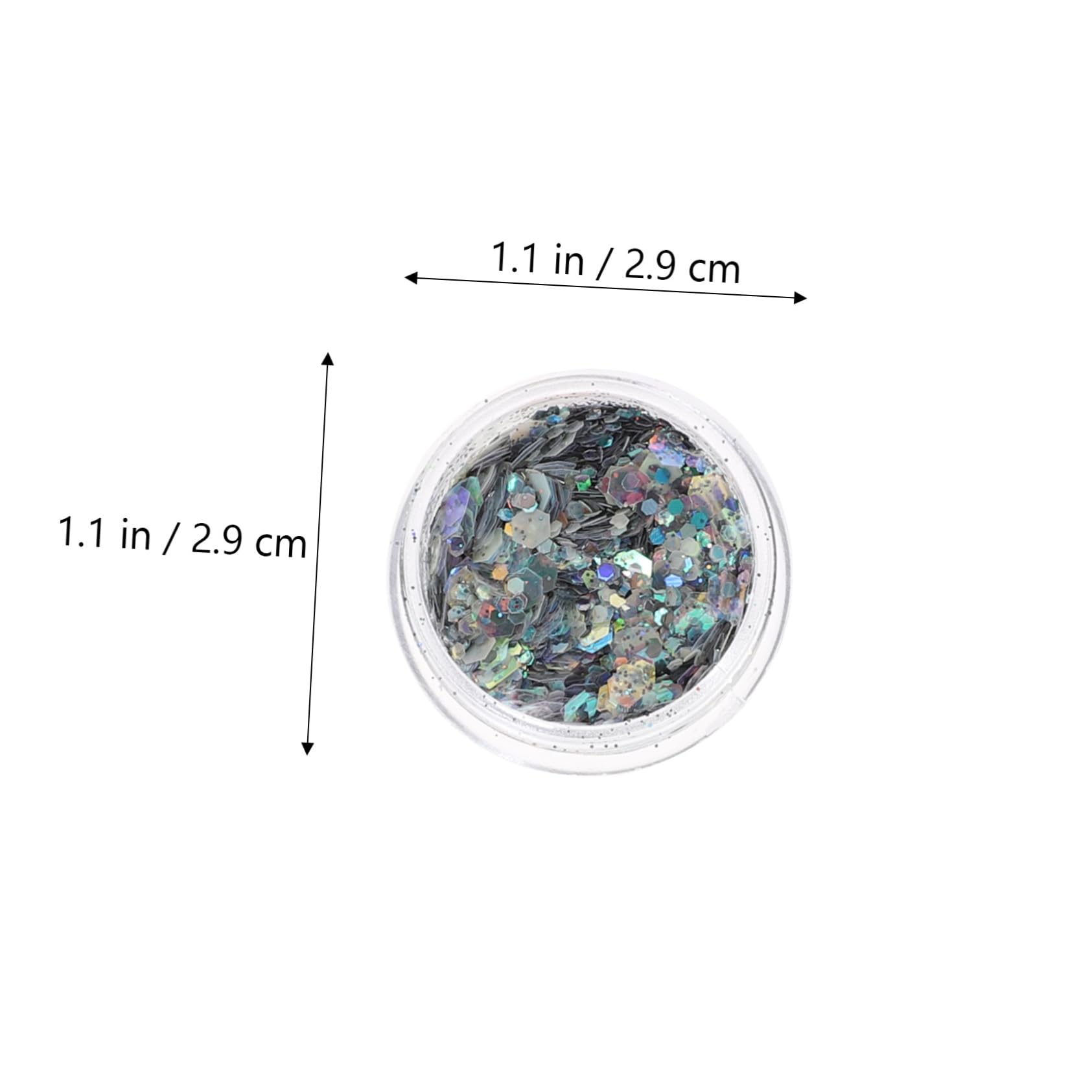 FRCOLOR 3 Set Innovativi Glitterati Per Feste Di Carnevale in Un Unico Set Di Trucco Per Corpo Viso E *3