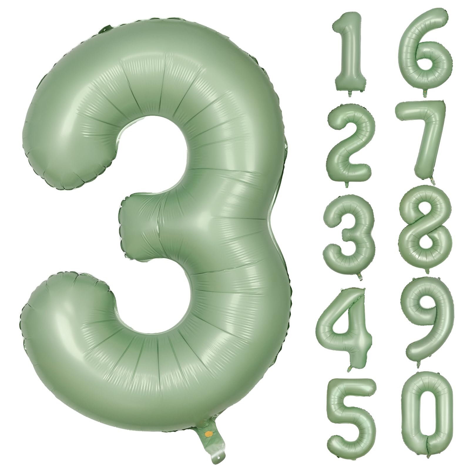 Red 0 balloon 40 Inch Giant Helium Foil Number 0 to 9 Red Balloon Birthday Wedding Party Digital Decorations (Number 0) — view 227