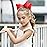 DEEKA 2 PCS 8 Big Hair Bows Hand-made Grosgrain Ribbon Solid Color Large Bows Alligator Clips Hair Accessories for Girls Set of 2 -Red
