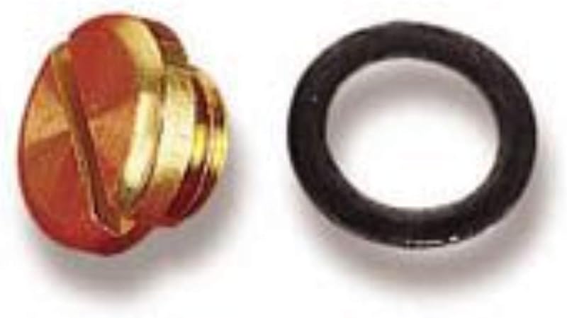 Kit de Tampões de Inspeção da Cuba do Carburador Holley 26-13 com Juntas – 2 tampões