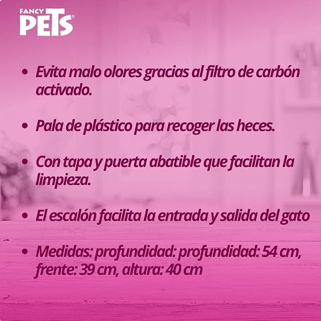 Foto 7 de 8 de MPS Netta - Arenero cubierto, incluye puerta frontal y filtro interno de carbón