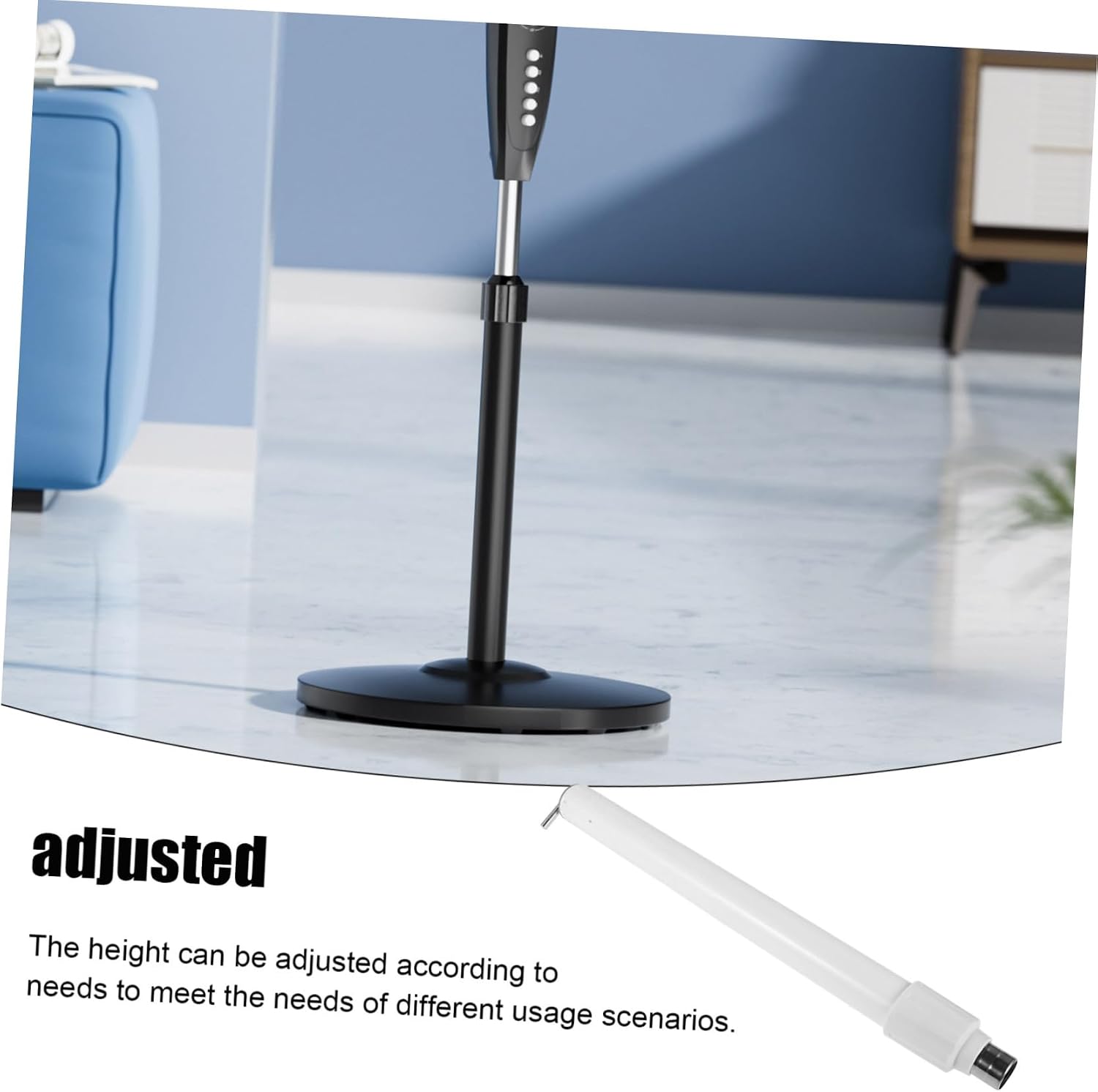 Electric Fan Lifting Rod Replacement for Floor Fan Support Pole White Pedestal Stand Accessory
