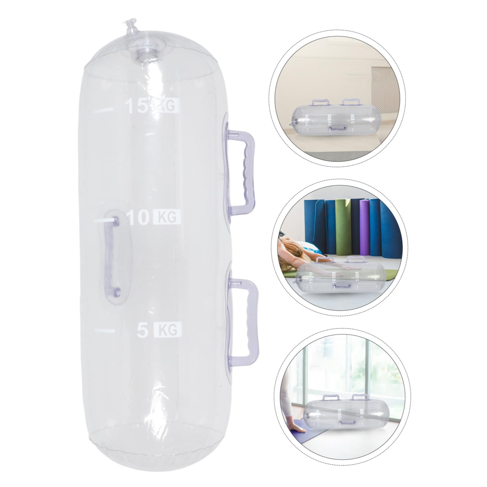 UPKOCH Bolsa de Pesas de Agua Ajustable para Fitness en Casa Material PVC Portátil para Entrenamiento de Fuerza y Ejercicios de Brazo en Gimnasio Doméstico