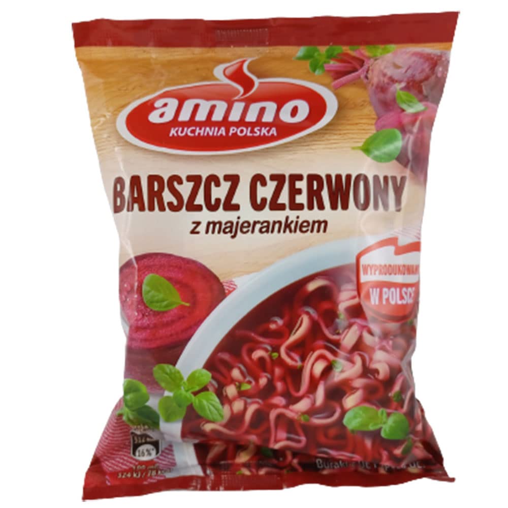 rumarkt Amino Barszcz Polnische Instant Suppe Borsch 22er Pack (22 x 66g)