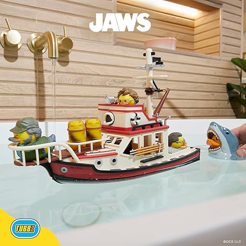 Vista 12 de TUBBZ Plush: Jaws - Bruce Cosplaying Pato de goma suave juguete coleccionable Bruce (Felpa)