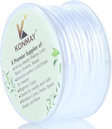 Vista 134 de KONMAY - Cuerda de nailon para hacer manualidades tipo bisutería, macramé o crochet, joyería, nudos chinos, Kumihimo, disponible en varios tamaños