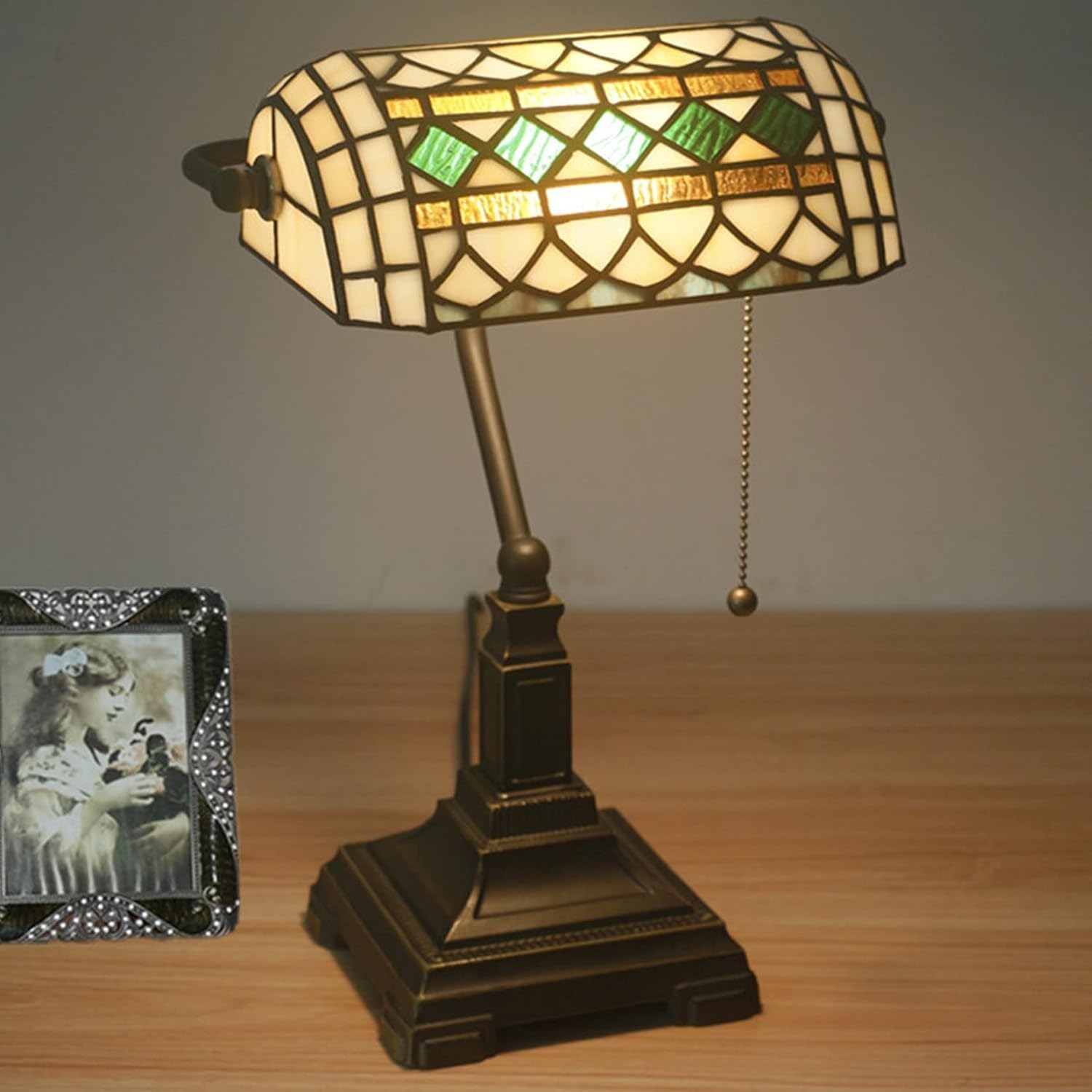 Table Lamp Bankers Green Restaurant Light for Tiffany Banker Desk Lamps(1)
