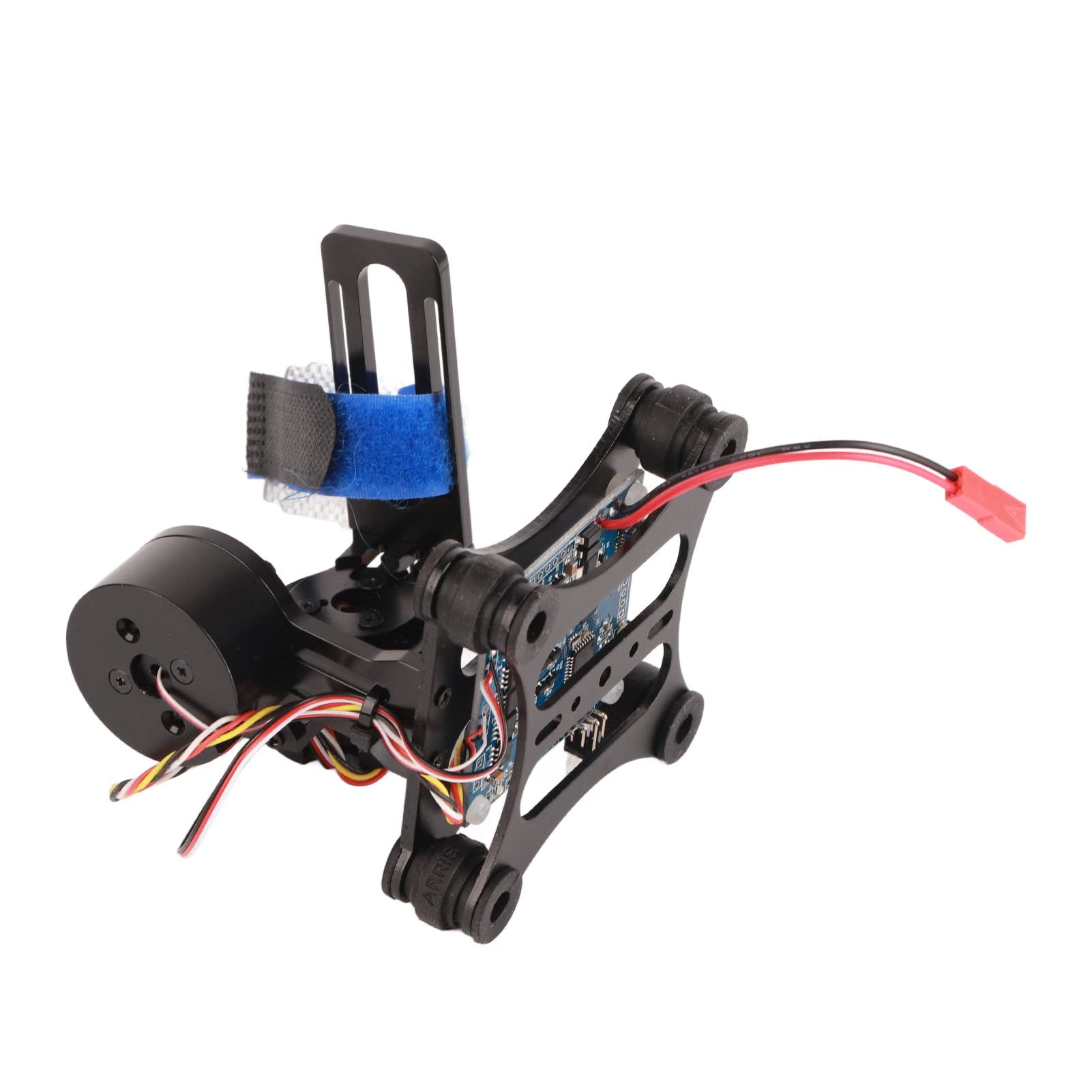 Jiawu Bezszczotkowa Płyta Gimbalowa BGC 2.2 do Części Drona z kamerą 3/3+/4, do Drona RC ze Stopu Aluminium CNC z obsługą Baterii 12V 3S, RTF Czarny (BLACK)