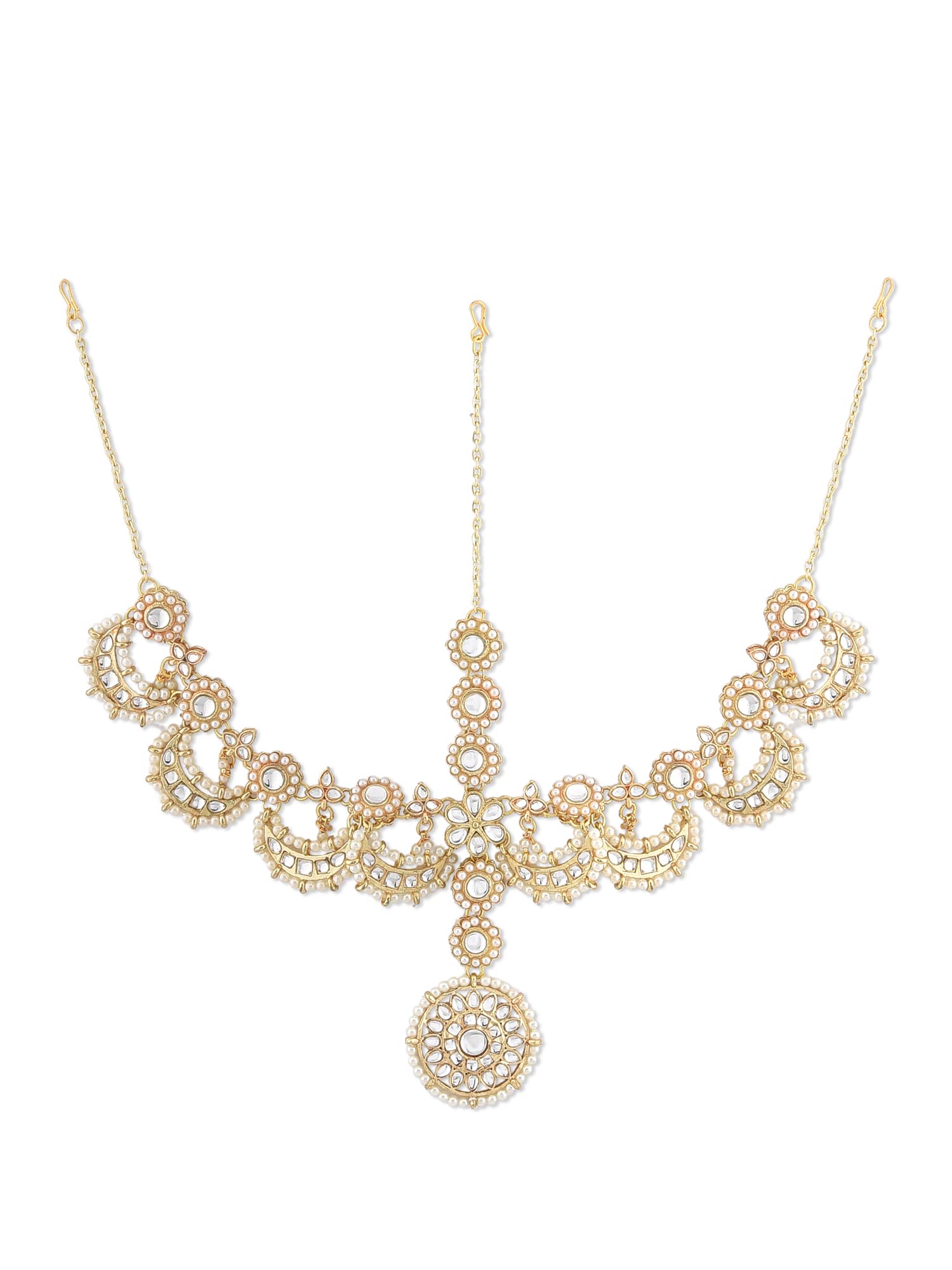 Zaveri Pearls Gold Tone Kundan Bridal MathaPatti Style Maangtikka For Women-ZPFK13116 (B09YNYRSS1) Amazon Price History, Amazon Price Tracker