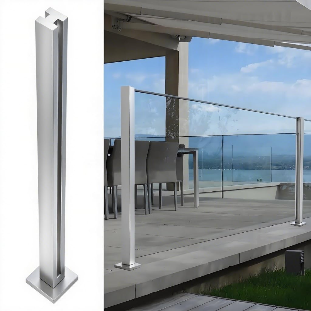 Poteaux en acier inoxydable 304 anti-corrosion pour clôtures de jardin