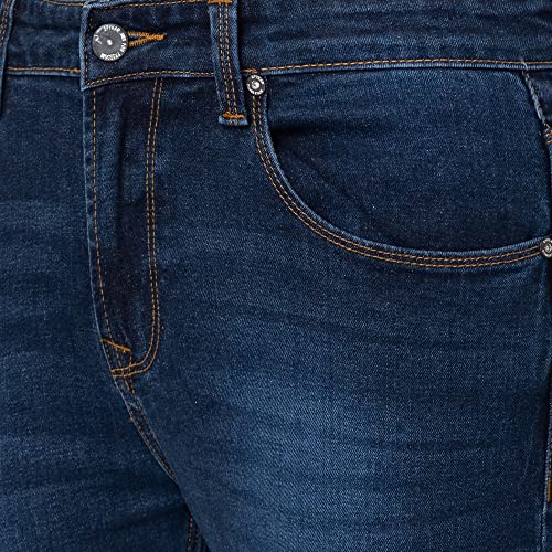 Image of Spykar Men's Mid Rise Slim Fit Jeans