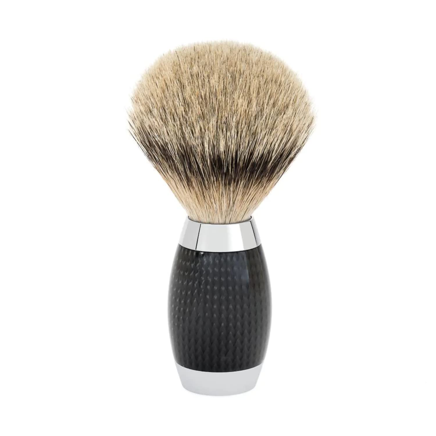 MÜHLE - Zestawy do golenia EDITION No. 1 — srebrno-ostry trzon dachowy — maszynka do golenia — Carbon