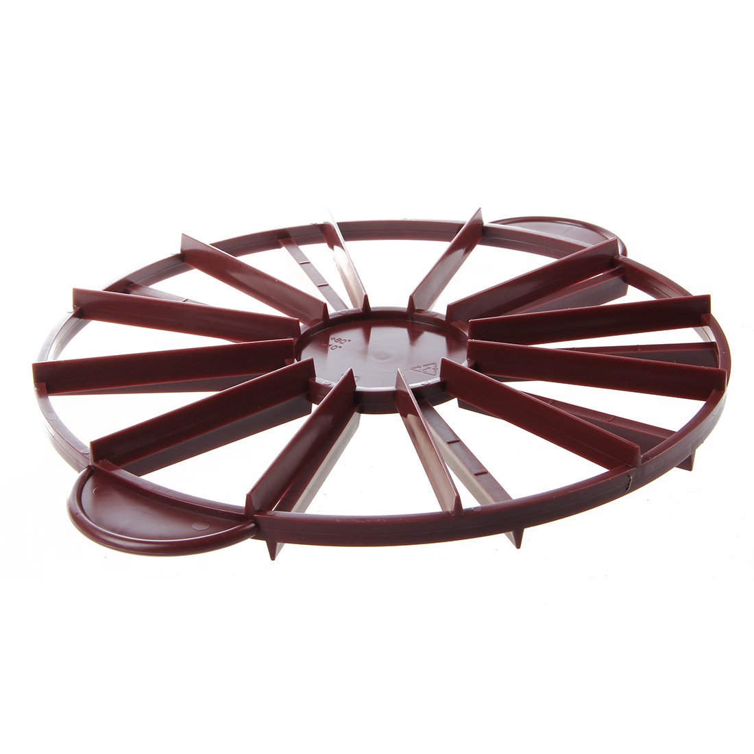 Bloepum Cake Divider Pie Cake 10/12 Piece Equal Portion Marker Divider Dark Red