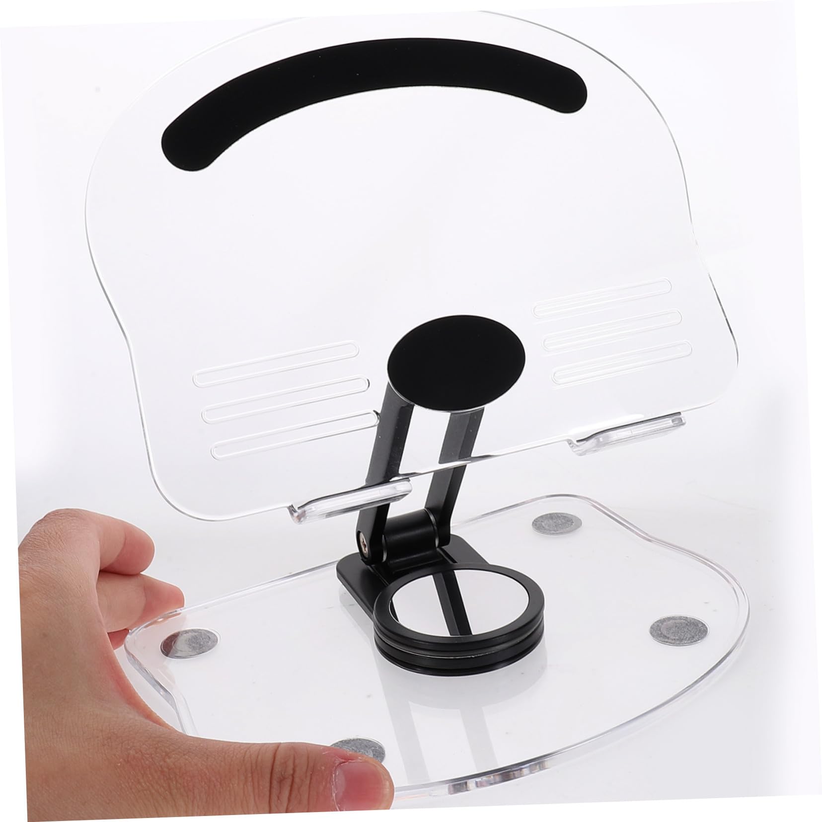 Didiseaon Soporte Plegable para Tableta de Acrílico Ligero y Práctico Base Antideslizante para Escritorio y Uso Portátil