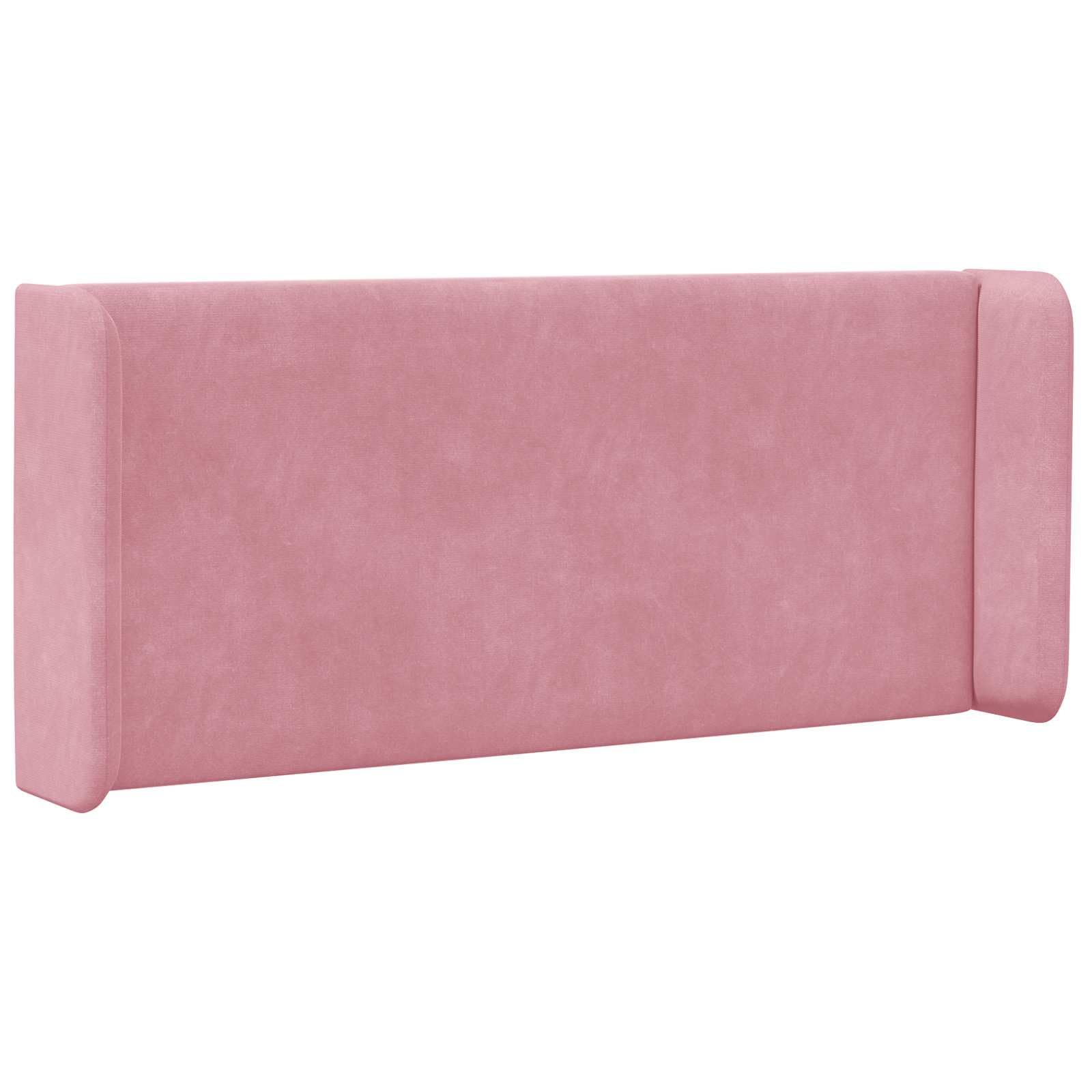 Testiera in velluto rosa, 40,5 x 40,5 x 4 cm, con struttura in legno, per camera da letto, letto matrimoniale, letto singolo, decorazione comoda ed elegante, con supporto per la schiena e