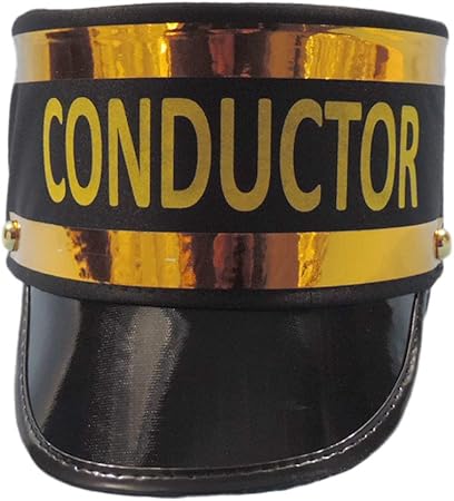 Train conductor hat black Clearance