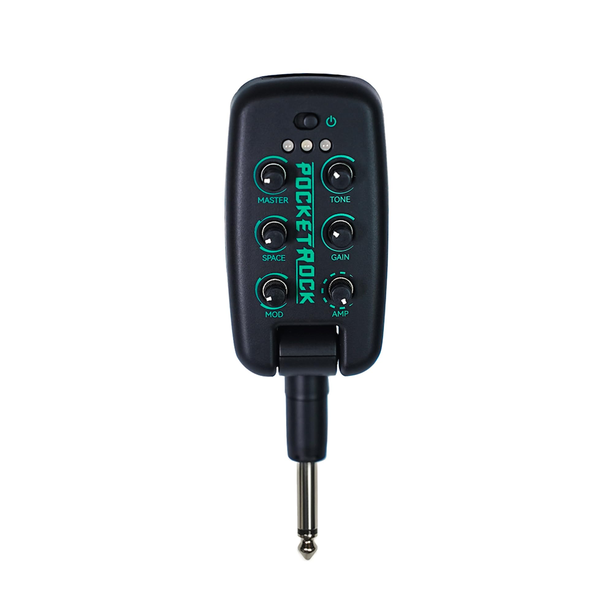 EROK Amplificatore per cuffie per chitarra con 9 toni di simulazione, effetti tascabili portatili ricaricabili tramite USB, con funzione wireless, supporto registrazione OTG