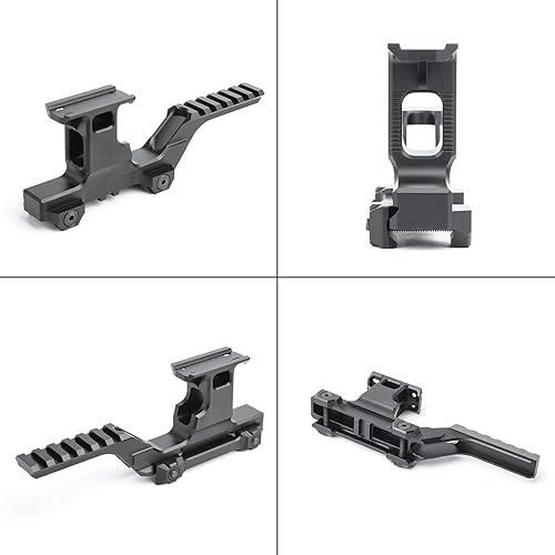 Miniatura 3 de NECARL Tactical Group Tipo HY Mount Red Dot Riser Mount Laser Combo Adaptador Base Picatinny Riser Alcance Montaje para T1 T2 Óptica Alcance Vista