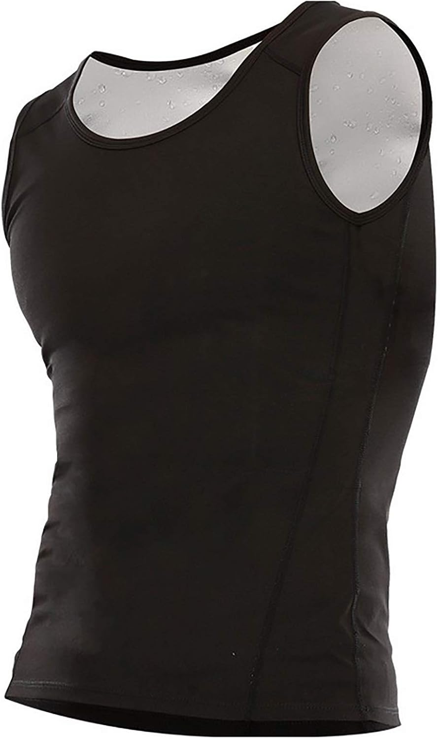 Men Sauna Sweat Vest Workout Fitness Slimming & Weight Loss Tank Top Fat Burner Vest