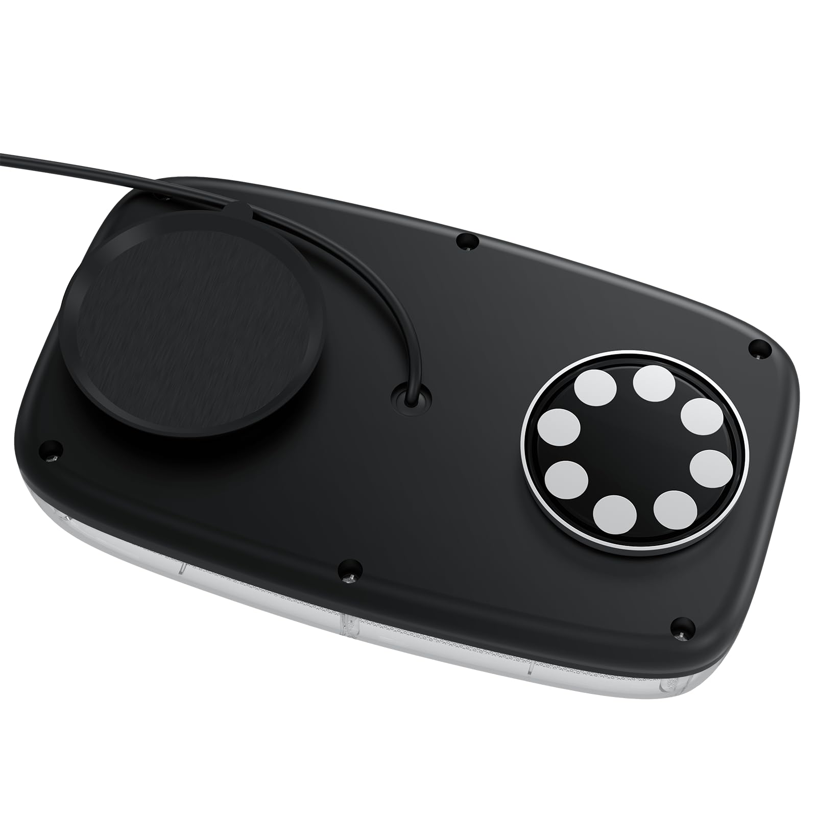 AUTOUTLET Lampa błyskowa 72 LED 10 V-30 V, bursztyn, 14 trybów E-Mark światła ostrzegawcze z 4 podstawami magnetycznymi + wodoodporny kabel 5 m, IP65 do przyczep, wózków widłowych, koparek, ciągników,