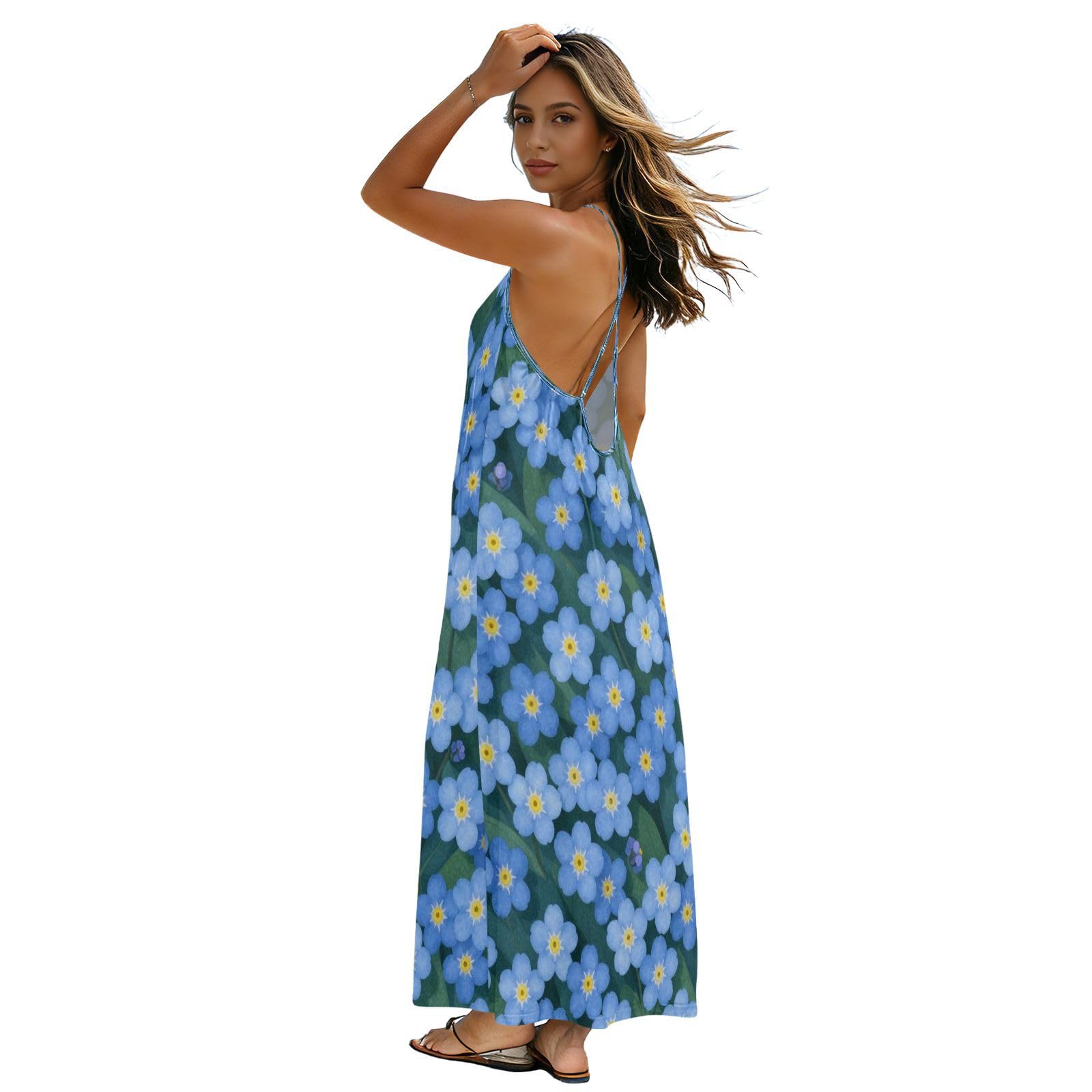 Robe fluide dos bas : le confort anti-chaleur chic taille M - 7