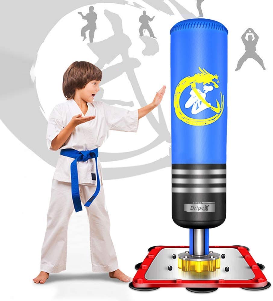 Allenamento Bambini Sacco Da Boxe Gonfiabile Per Bambini 120 Cm - Per Karate,  Taekwondo E Gioco Attivo Sacco Per Boxe Da Terra, image size:906x1000