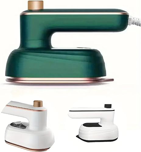 Plancha portátil de mano y mini vaporizador 2 en 1 planchado húmedo y seco, tanque de 1.7 fl oz, se calienta en 30 segundos Vaporizadores de ropa
