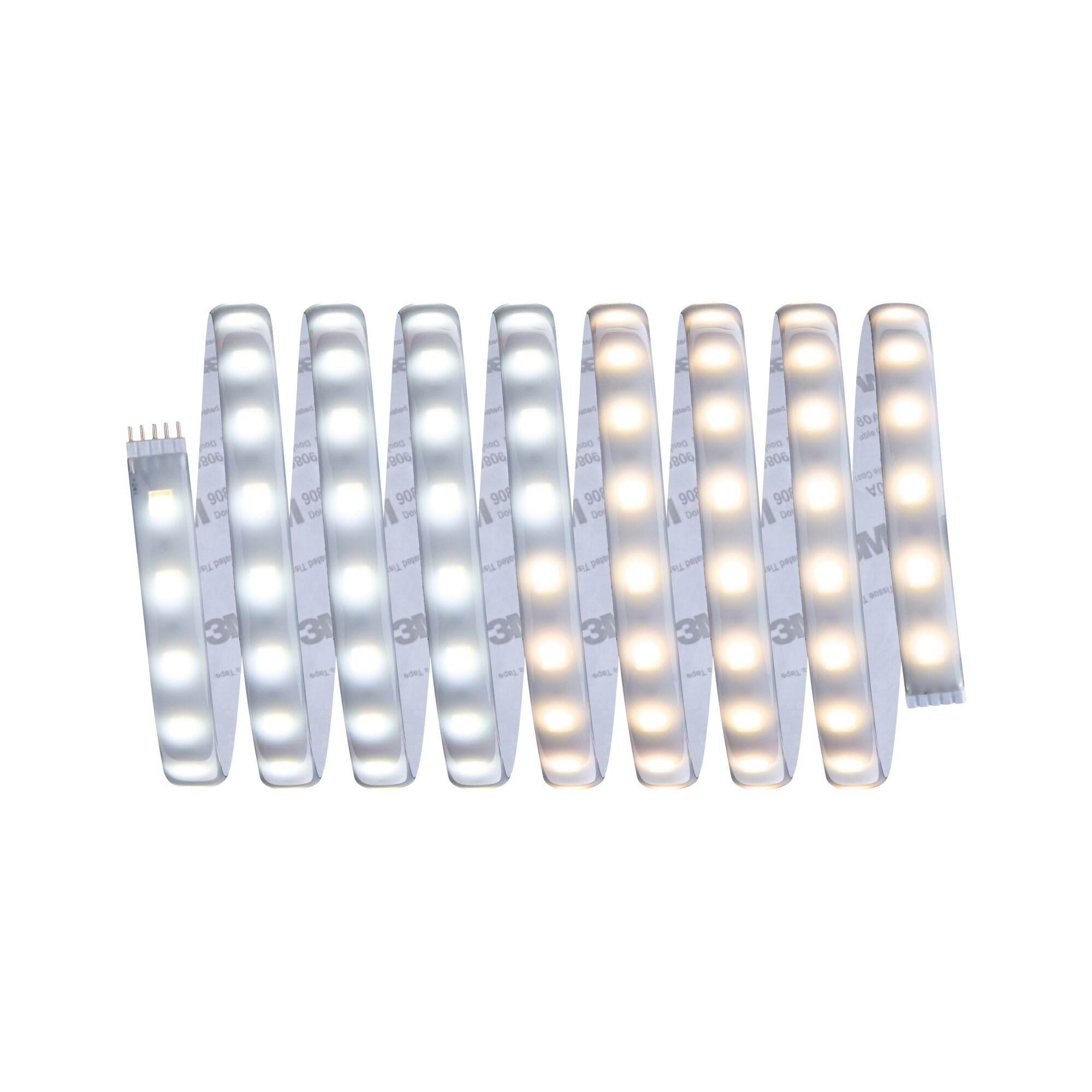 Paulmann 70624 Function MaxLED Kit de base LED bande Tunable White 3 m, 20 W, 230/24 V, 36VA, Argent, Plastique 300 x 12,5 x 0,3 cm