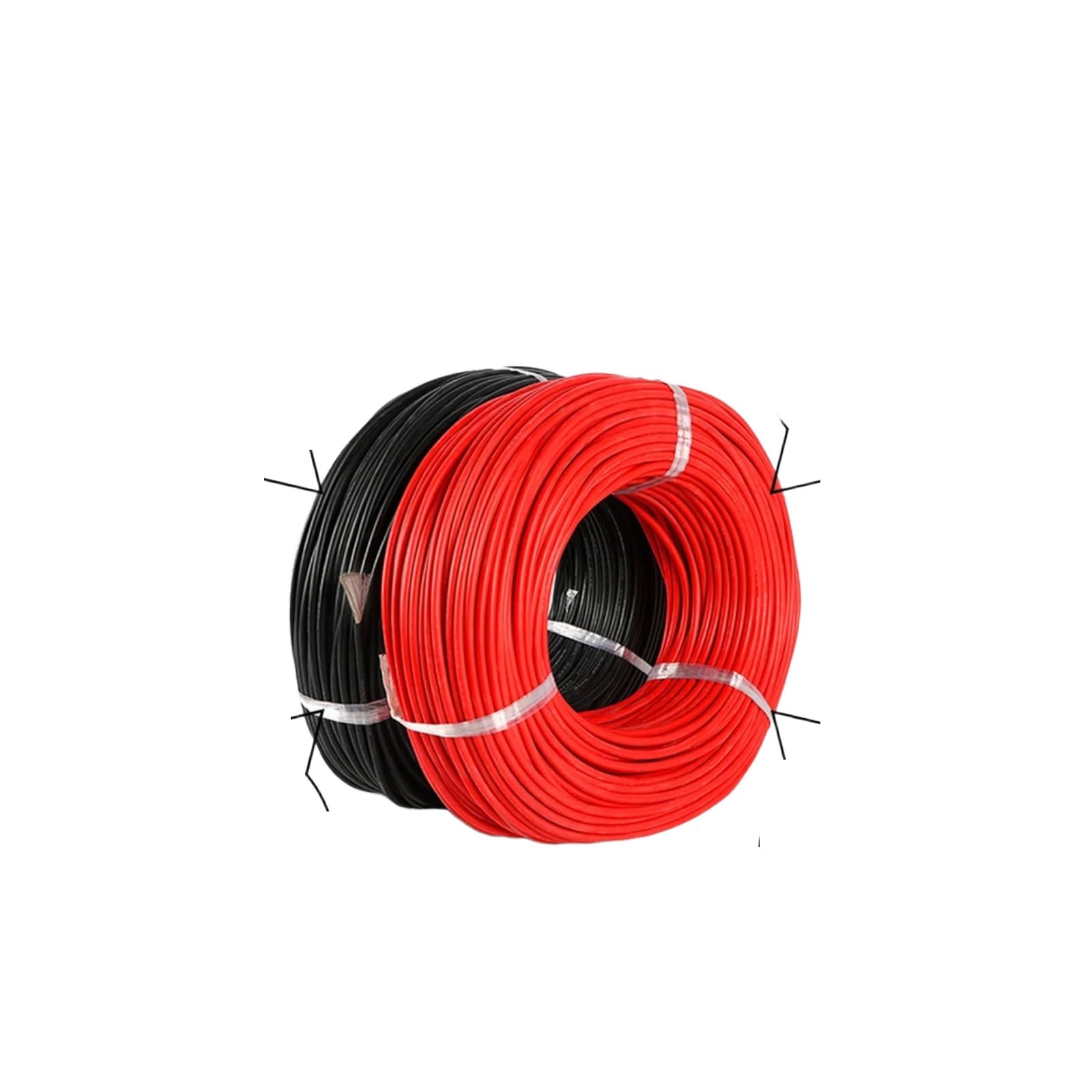 Kabel elektryczny 100 m/roll 6 kolorów silikonowy drut samochodowy przedłużacz przewodów elastyczny 8 9 10 11 12 13 AWG (żółty; 5 m, 12 AWG)