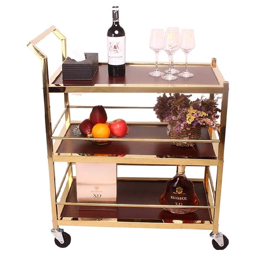 Amazon.co.jp: トロリー三階建てステンレス鋼ホテルレストラン