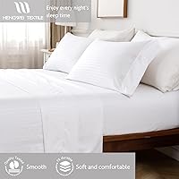 Vista 132 de HENGWEITEXT 18 Inch Cal King Sheets Deep Pocket,4 Piece Sheet Set Breathable and Cooling,Microfiber Sheet Set Deep Pocket,Wrinkle Free Shrinkage &