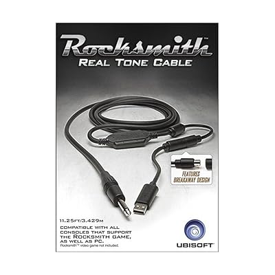 ROCKSMITH REAL TONE CABLE WORKS WITH PS3 & XB3 [video game]